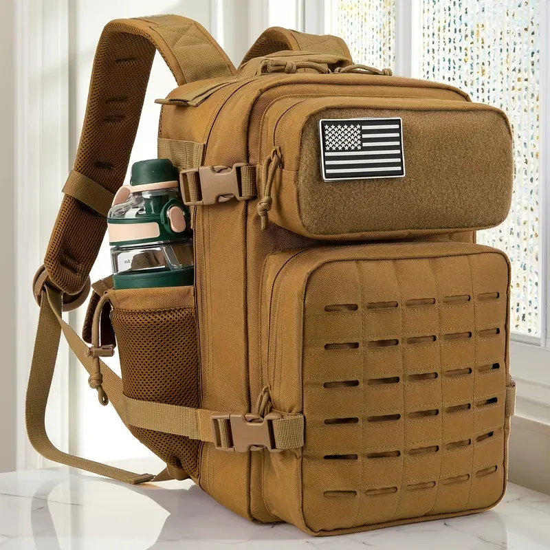 25L Tactical Molle Backpack with Dual Cup Holders