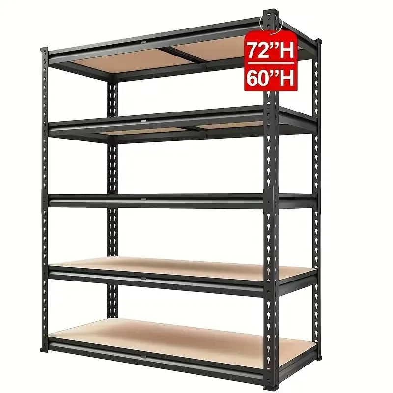 60/72 Inch Heavy-duty Metal Storage Rack, With A Load-bearing…