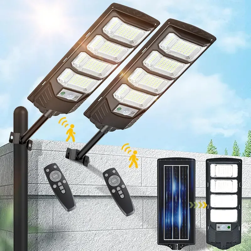 80000LM Solar Led Light Super Bright 192LED Solar Street Light…