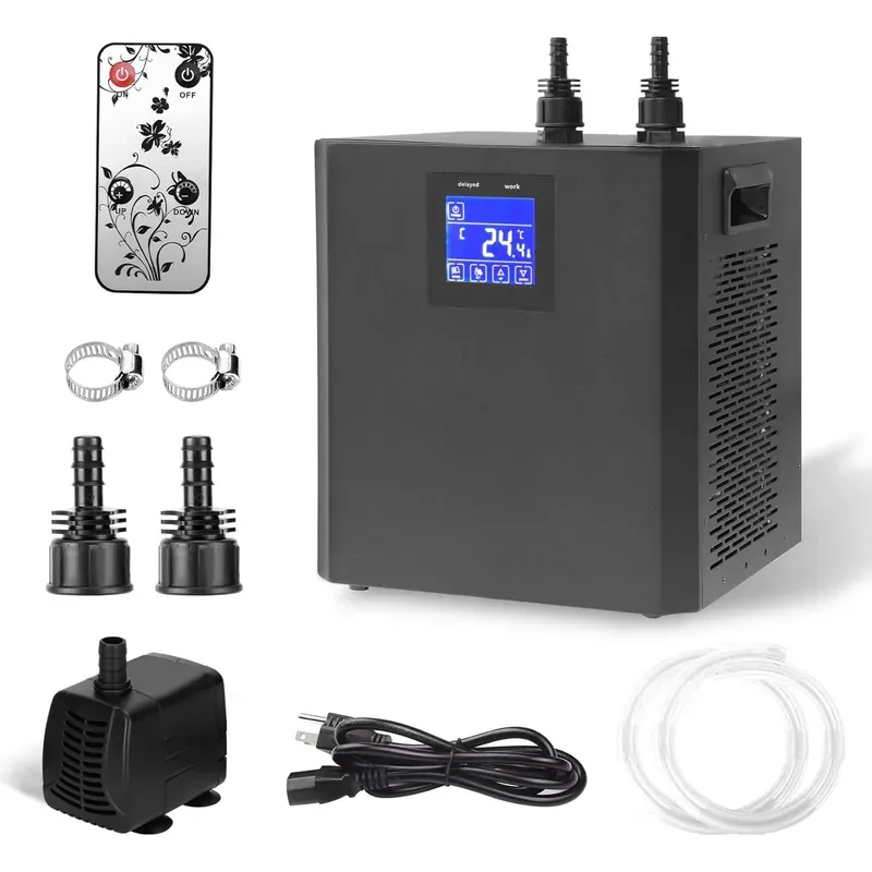 Aquarium Chiller for Fish Tank 79Gal Hydroponic Water Chiller 1/3HP…