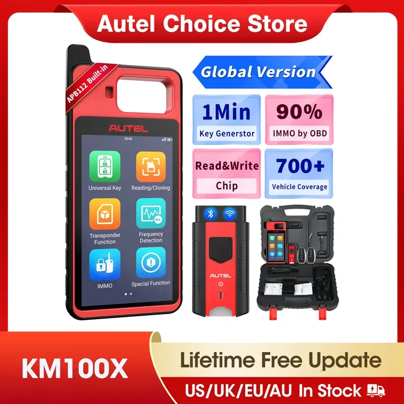 Autel MaxiIM KM100 KM100X Key Fob Programmer Immobilizer Tool 60s…