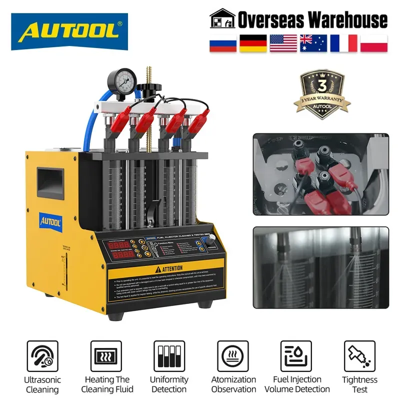 AUTOOL CT160 Automotive Injector Nozzle Cleaning Machine Fuel…