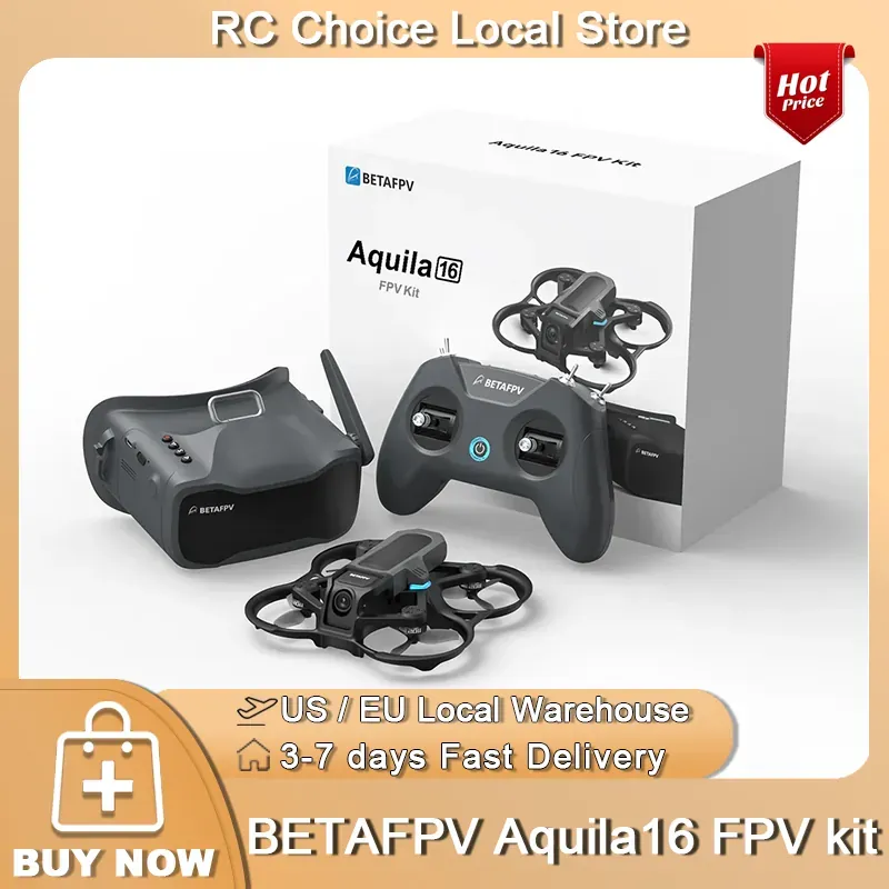 BETAFPV Aquila16 FPV Kit Brushless Racing Drone Professional…