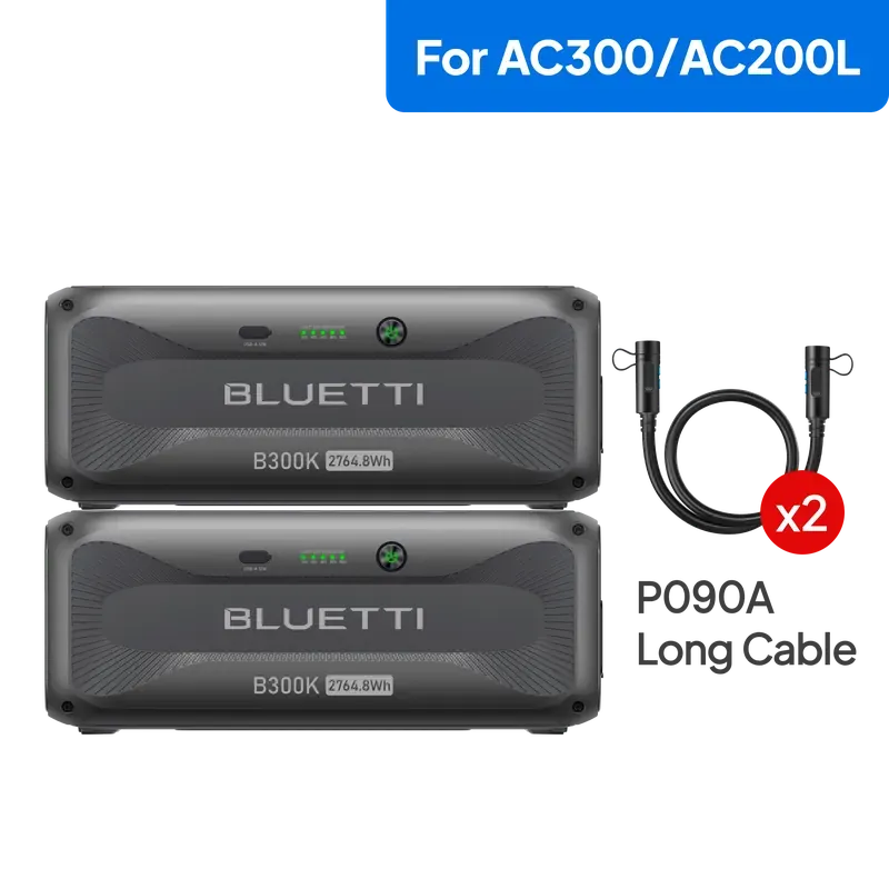Bluetti 2*B300K for AC200L/AC300