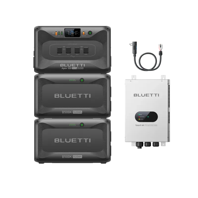 Bluetti Apex 300+2*B500K+SolarX 4K