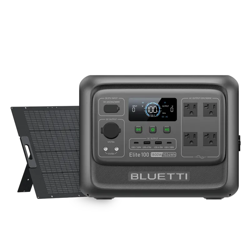 Bluetti Elite 100 V2+350W Solar