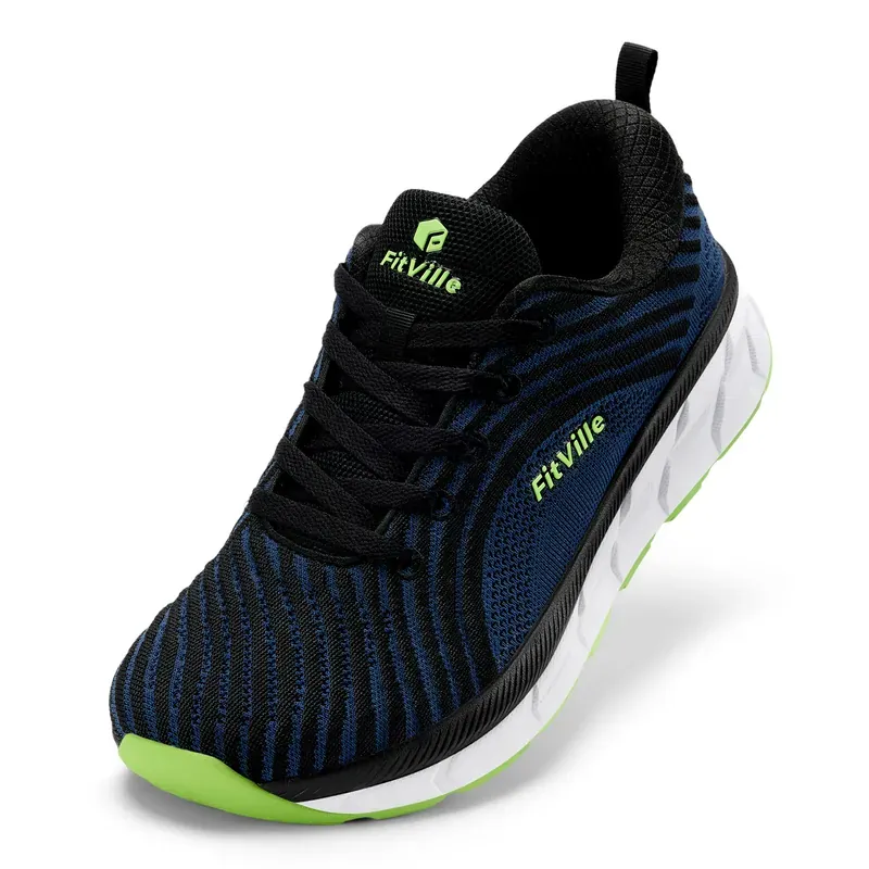 FitVille Wide Toe Box Shoes for Men, Extra Wide Width