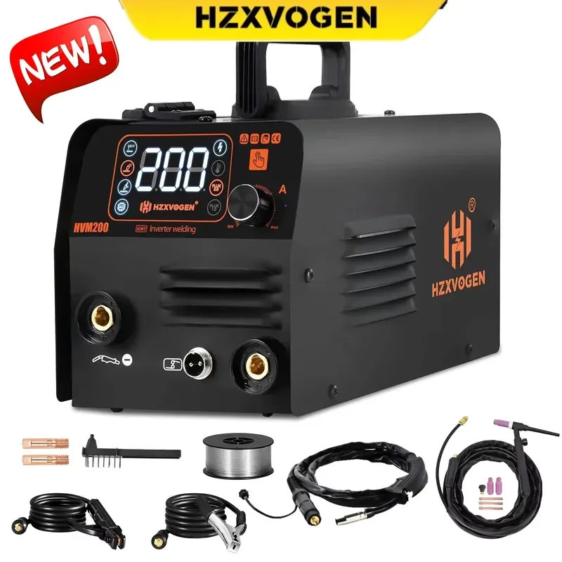HZXVOGEN 3 IN 1 MIG/TIG/MMA Semi-Automatic Welding Machine HVM200…
