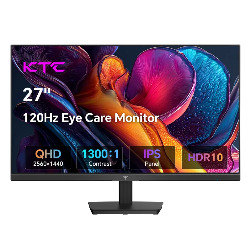 KTC 27″ QHD IPS Monitor, 100Hz (120Hz OC) (H27D9)
