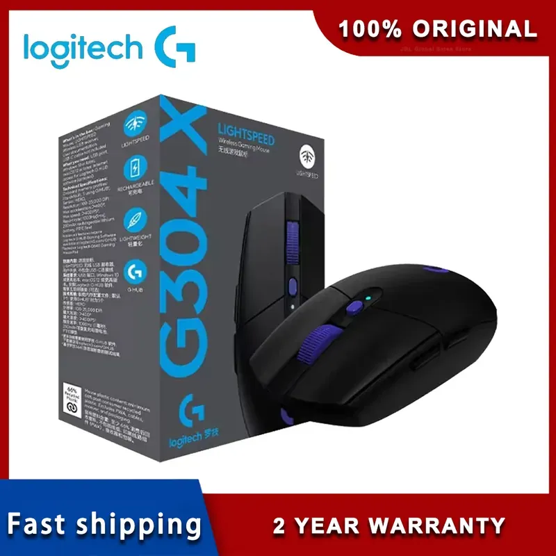 Logitech G304X Lightspeed Wireless Mouse 57g Lightweight Dual Mode…