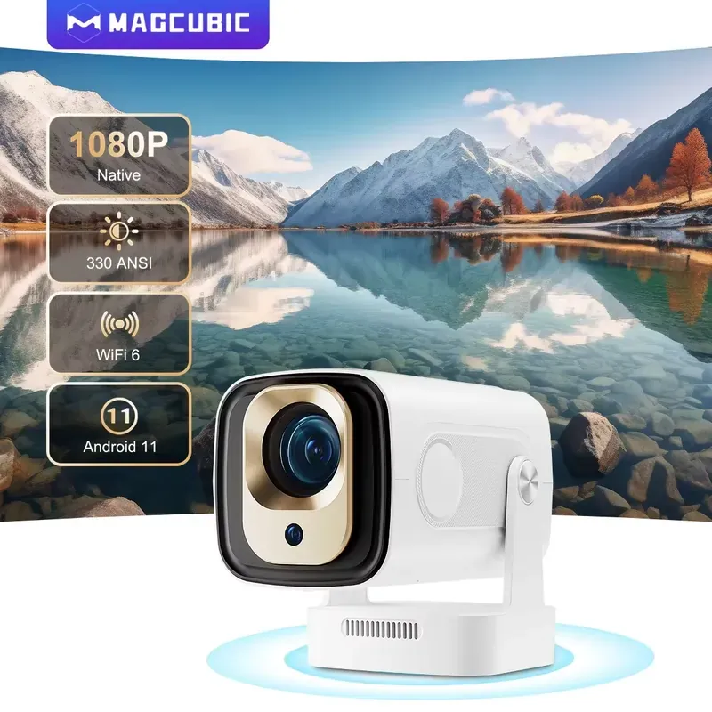 Magcubic HY310 Auto Focus Projector 1080P Native 4K 330ANSI Android…