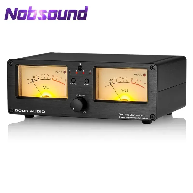 Nobsound Dual Analog VU Meter DB Panel Display 2-way Amplifier /…