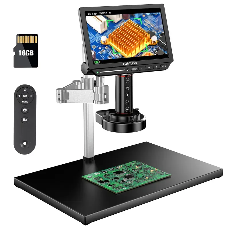 TOMLOV TM4K-AF Max 4K Autofocus Digital Microscope, 10.1"