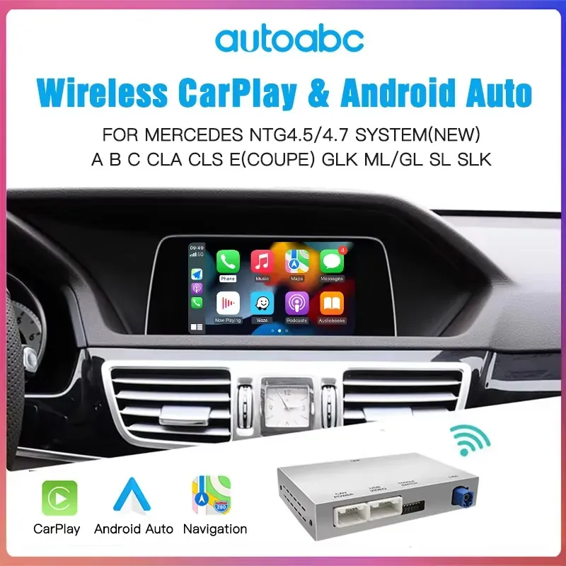 Wireless CarPlay for Mercedes Benz GLA CLA GLK A B C E W204 W246…